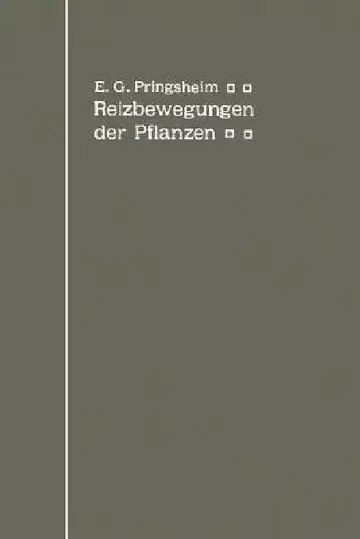Cover of Die Reizbewegungen Der Pflanzen