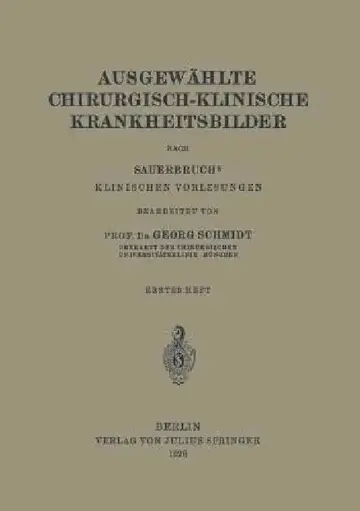 Cover of Ausgewählte Chirurgisch-Klinische Krankheitsbilder