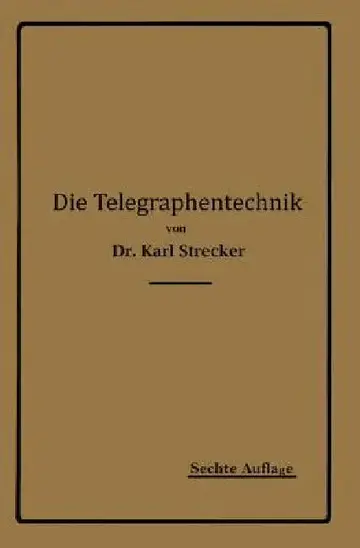 Cover of Die Telegraphentechnik