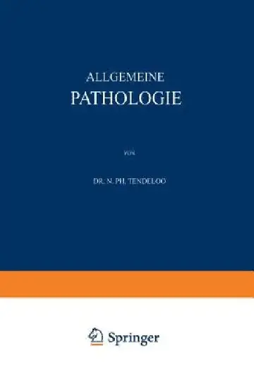 Cover of Allgemeine Pathologie