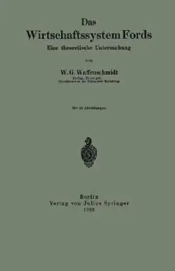 Cover of Das Wirtschaftssystem Fords