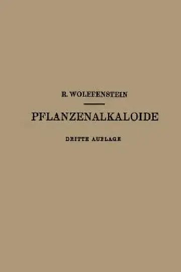 Cover of Die Pflanzenalkaloide