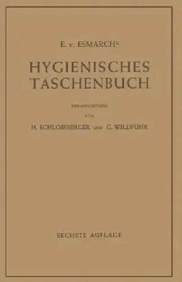 Cover of Hygienisches Taschenbuch