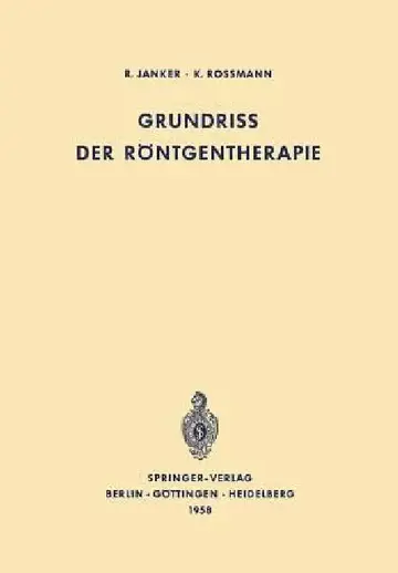 Cover of Grundriss Der Röntgentherapie
