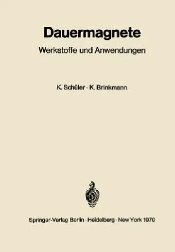 Cover of Dauermagnete