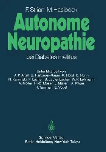 Cover of Autonome Neuropathie Bei Diabetes Mellitus