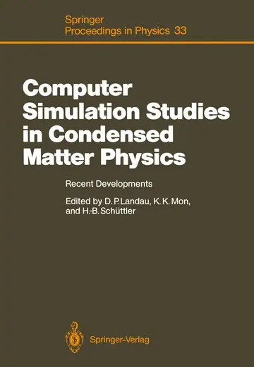 Cover of Computer Simulation Studies in Condensed Matter Physics