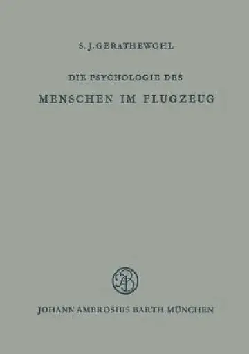 Cover of Die Psychologie Des Menschen Im Flugzeug