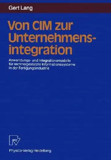 Cover of Von CIM Zur Unternehmensintegration