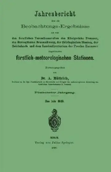 Cover of Jahresbericht Über Die Beobachtungs-Ergebnisse