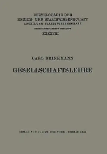 Cover of Gesellschaftslehre