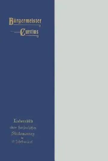 Cover of Bürgermeister Curtius