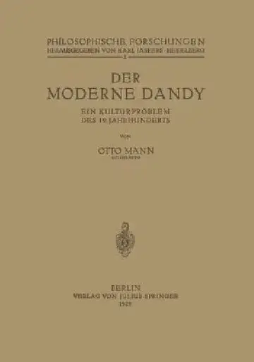 Cover of Der Moderne Dandy