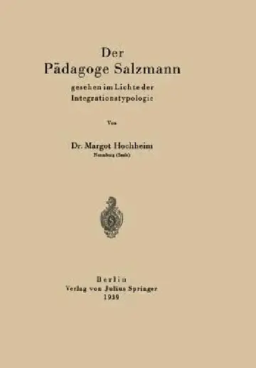 Cover of Der Pädagoge Salzmann