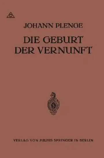 Cover of Die Geburt Der Vernunft