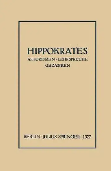 Cover of Hippokrates