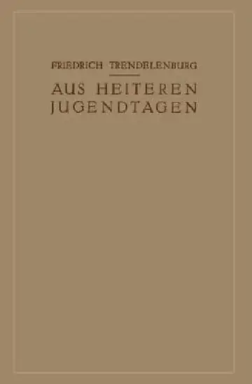 Cover of Aus Heiteren Jugendtagen