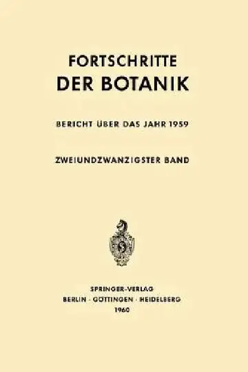 Cover of Bericht Über Das Jahr 1959
