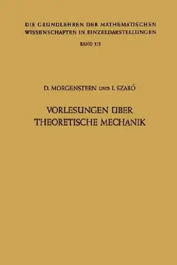 Cover of Vorlesungen Über Theoretische Mechanik