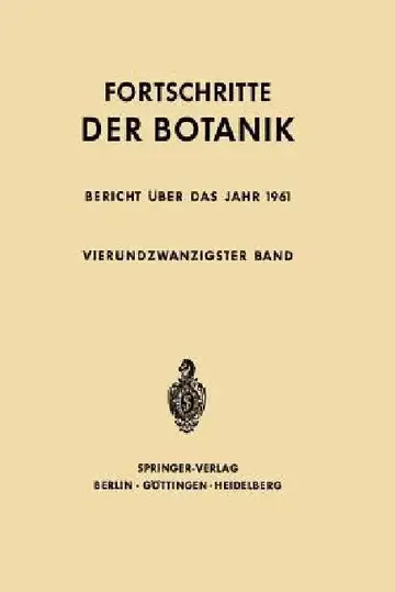 Cover of Fortschritte Der Botanik