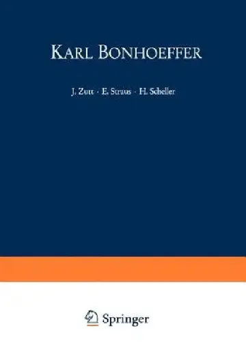 Cover of Karl Bonhoeffer
