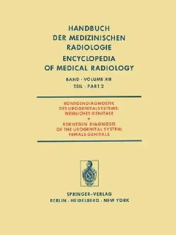Cover of Röntgendiagnostik Des Urogenitalsystems / Roentgen Diagnosis of the Urogenital System