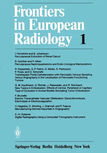Cover of Frontiers in European Radiology