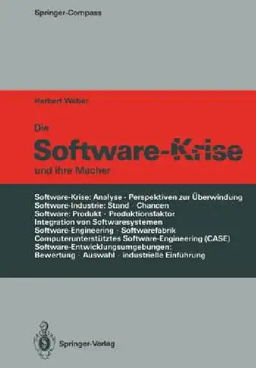 Cover of Die Software-Krise Und Ihre Macher