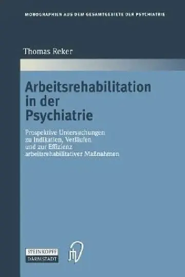 Cover of Arbeitsrehabilitation in Der Psychiatrie