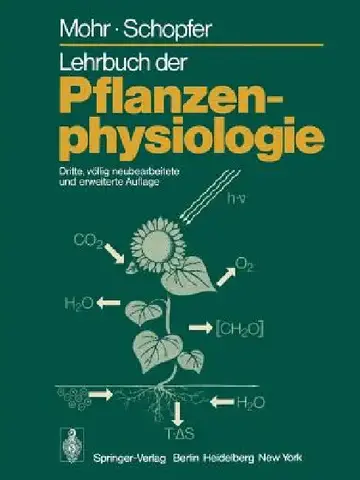 Cover of Lehrbuch Der Pflanzenphysiologie