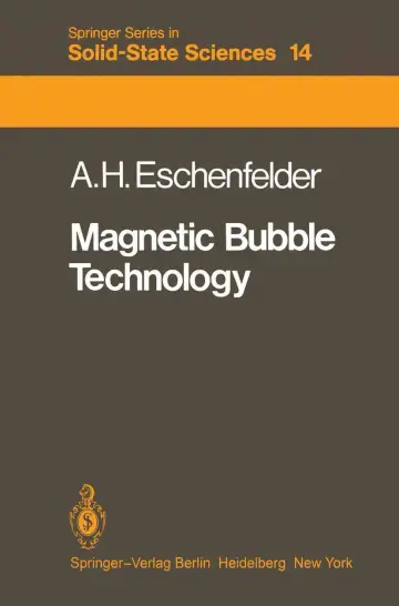 Cover of Magnetic Bubble Technology
