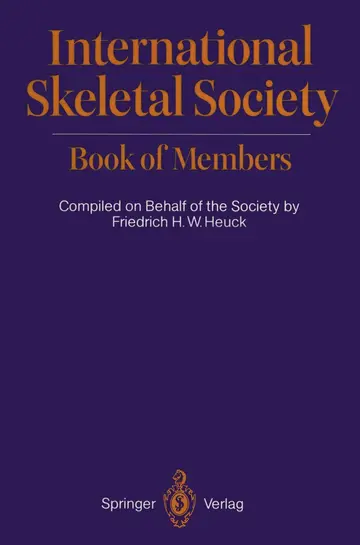 Cover of International Skeletal Society Book of Members