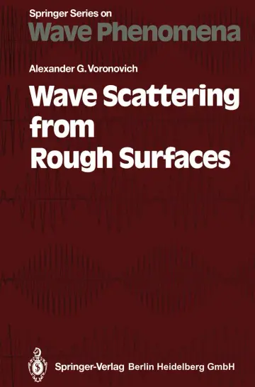 Cover of Wave Scattering from Rough Surfaces