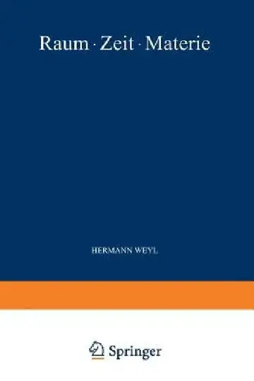 Cover of Raum - Zeit - Materie