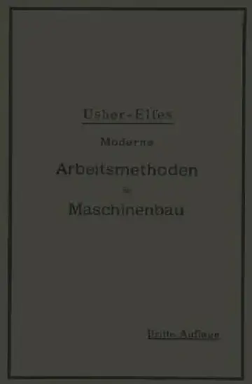 Cover of Moderne Arbeitsmethoden Im Maschinenbau