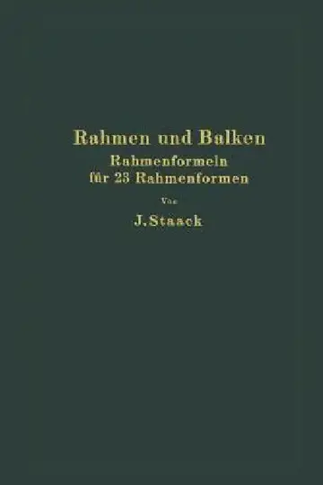 Cover of Rahmen Und Balken