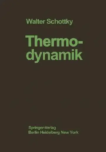 Cover of Thermodynamik