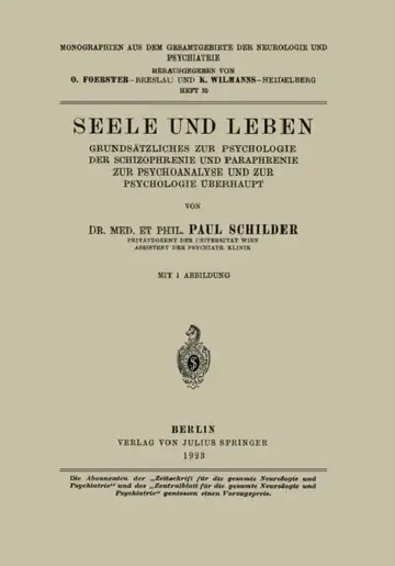 Cover of Seele Und Leben