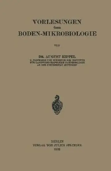 Cover of Vorlesungen Über Boden-Mikrobiologie
