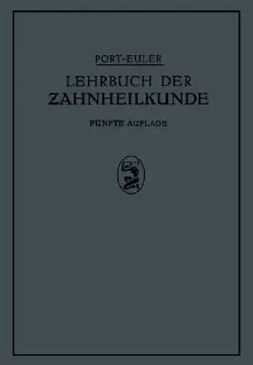 Cover of Lehrbuch Der Zahnheilkunde