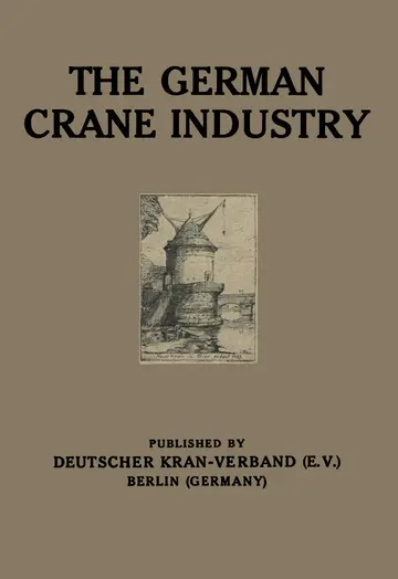 Cover of The German Crane Industry