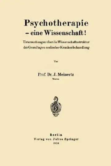 Cover of Psychotherapie -- Eine Wissenschaft!