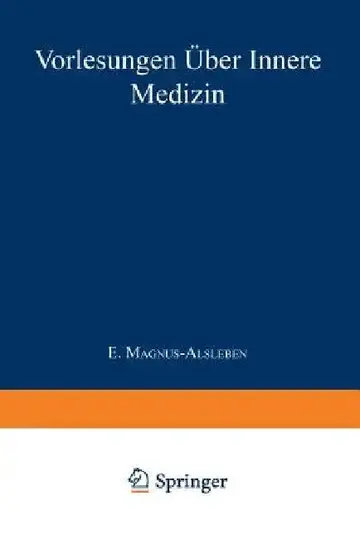 Cover of Vorlesungen Über Innere Medizin