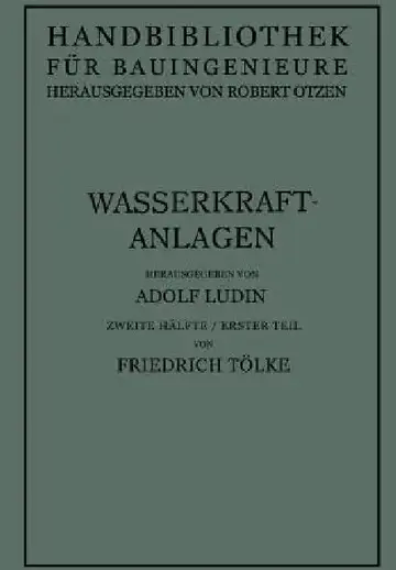 Cover of Wasserkraftanlagen