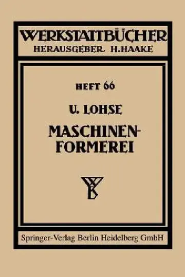 Cover of Maschinenformerei