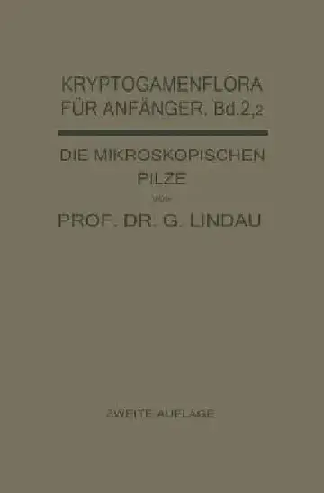 Cover of Die Mikroskopischen Pilze