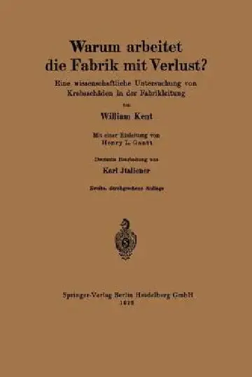Cover of Warum Arbeitet Die Fabrik Mit Verlust?