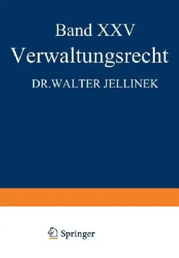 Cover of Verwaltungsrecht