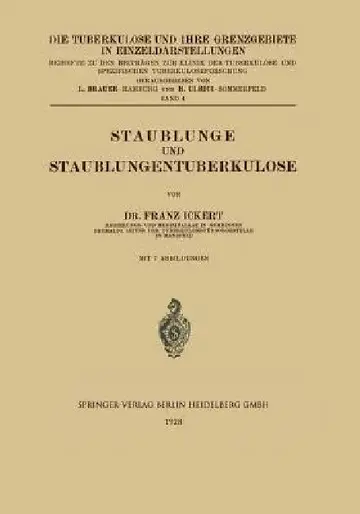 Cover of Staublunge Und Staublungentuberkulose