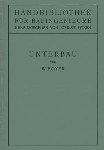 Cover of Unterbau